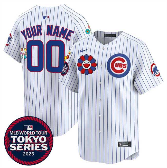 Youth Chicago Cubs ACTIVE PLAYER Custom White 2025 Tokyo Series Limited Stitched Baseball Jersey,We sell and wholesale Youth Chicago Cubs ACTIVE PLAYER Custom White 2025 Tokyo Series Limited Stitched Baseball Jersey on line form chian!